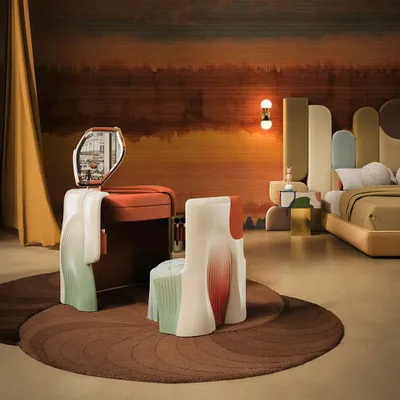 Autres tables  - Ensemble de toilette surréaliste - MALABAR