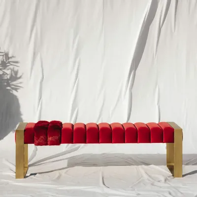 Benches for hospitalities & contracts - Dawn Bench in Light Bronze - DUISTT