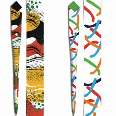 Pens and pencils - 48 paper pens - ABSTRACT Collection - PLUME DE PAPIER