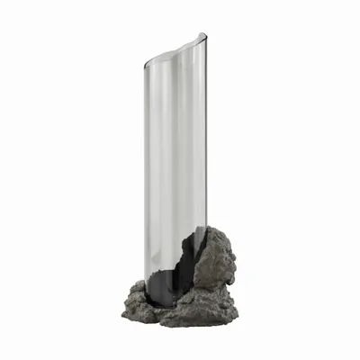 Vases - CATHARSIS  Sculptural statement vase, in glass and stone - COKI