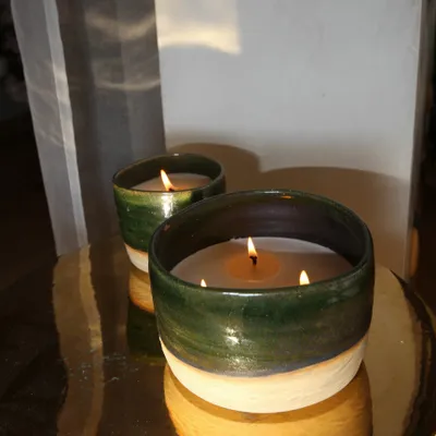 Bougies - Bougie parfumée rechargeable Ecorce du Ventoux 360g - MAISON TASSAN