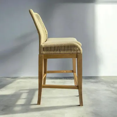 Lawn armchairs - Bar chair\" Lisa Bar\” (H 75/115 cm) - BALINAISA