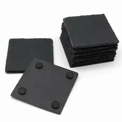 Table mat - Slate coasters - heart, square or round - SOSTRAW & SMARTTHINGS