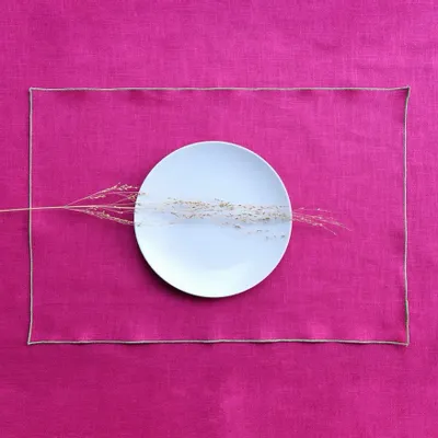 Table linen - Linen placemat | CORDONCINO - GIARDINO SEGRETO