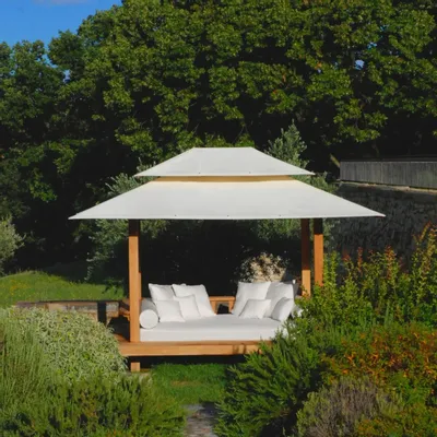 Lawn sofas - SAVANA - Gazebo, daybed, garden bed, relaxation area, shade - HONEYMOON