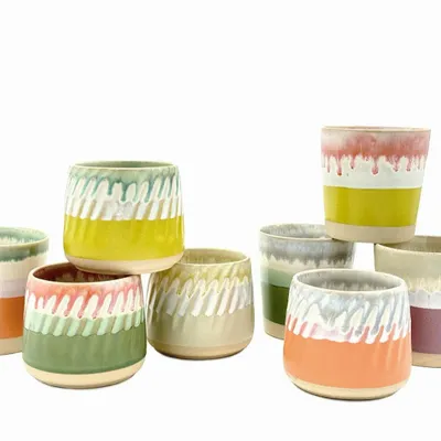 Candles - Ceramic boho scented candle size M - WAX DESIGN - BARCELONA