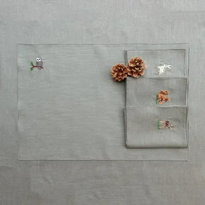 Linge de table textile - Set de table en lin | FORESTA - GIARDINO SEGRETO