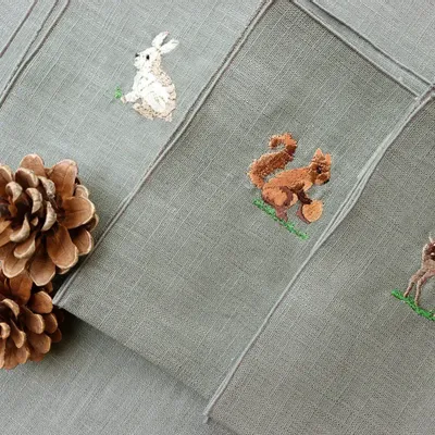 Table linen - Linen placemat | FORESTA - GIARDINO SEGRETO