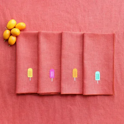 Linge de table textile - Serviette en lin | GHIACCIOLI - GIARDINO SEGRETO