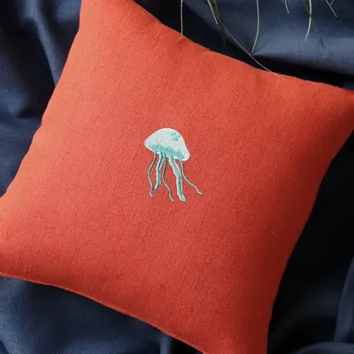 Couettes et oreillers  - Housse d'oreiller en lin | MARINA - GIARDINO SEGRETO