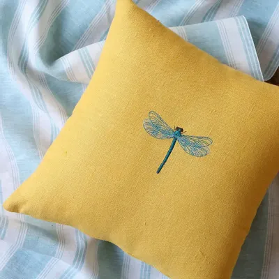 Couettes et oreillers  - Housse d’oreiller en lin | INSETTI - GIARDINO SEGRETO