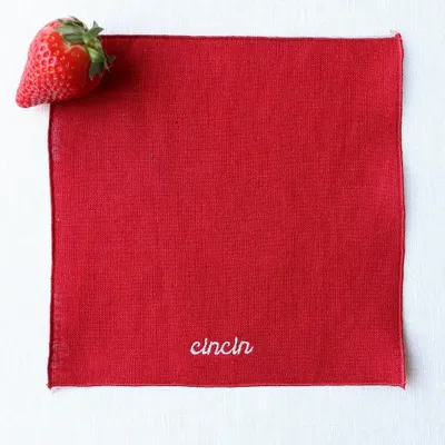 Table linen - Linen cocktail napkin | ESPRESSIONI - GIARDINO SEGRETO
