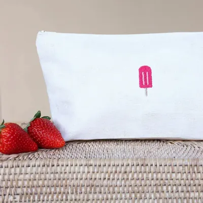 Clutches - Linen pochette | GHIACCIOLI - GIARDINO SEGRETO