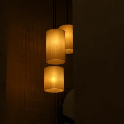 Ceiling lights - HANGING LAMP - MIZAR LONG - MENDELEK STUDIO