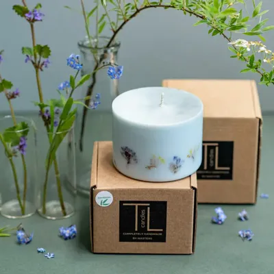 Candles - Candle with Eucalyptus Scent - TL CANDLES