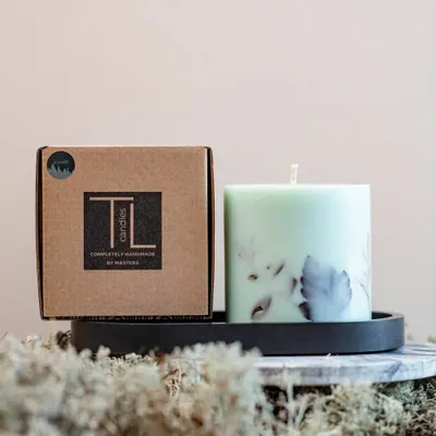 Bougies - Bougie au parfum de forêt - Vert menthe - TL CANDLES