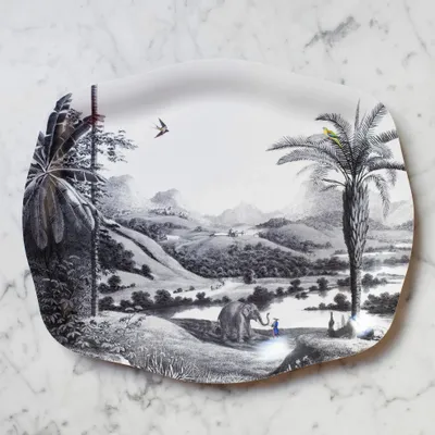 Trays - Rococo Plateau On the banks of the Mekong - PARADISIO IMAGINARIUM