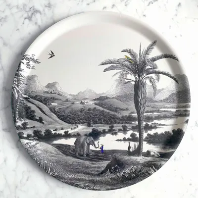 Trays - Mekong round plateau - PARADISIO IMAGINARIUM