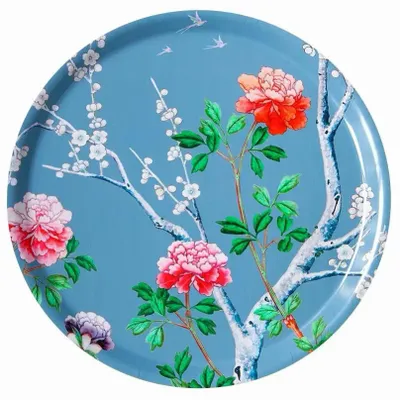 Plateaux - Plateau rond pivoines - PARADISIO IMAGINARIUM