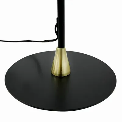 Floor lamps - Lilje Black/ brass Floor lamp - DYBERG LARSEN