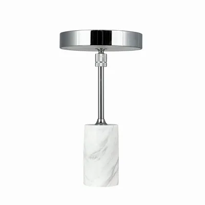Lampes à poser - Lampe de table rechargeable Starlight LED chrome/marbre blanc - DYBERG LARSEN