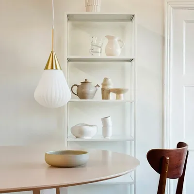 Suspensions - Ballon Opale/laiton Pendentif Petit - DYBERG LARSEN