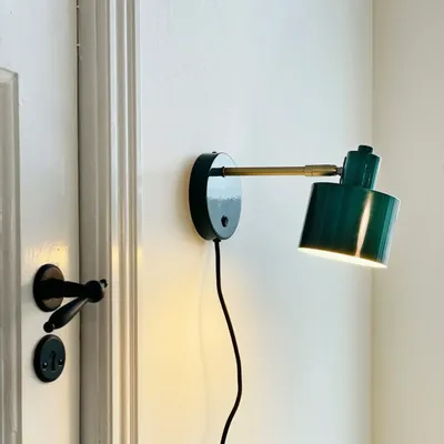 Wall lamps - Ocean Dark green/ brass Wall lamp - DYBERG LARSEN