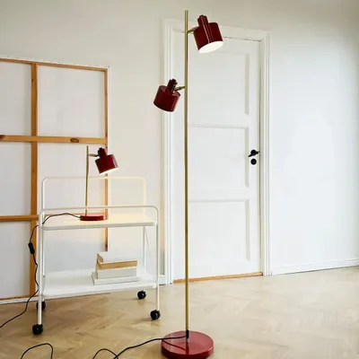 Lampadaires - Lampadaire Ocean Rouge foncé/laiton - DYBERG LARSEN