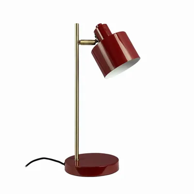 Table lamps - Ocean Dark red/ brass Table lamp - DYBERG LARSEN