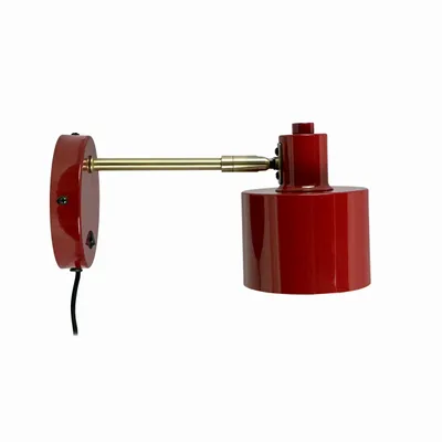 Wall lamps - Ocean Dark red/ brass Wall lamp - DYBERG LARSEN