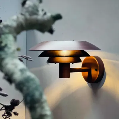 Wall lamps - DL25 outdoor wall lamp copper - DYBERG LARSEN