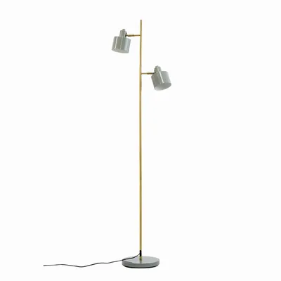 Floor lamps - Ocean olive/ brass floor lamp - DYBERG LARSEN
