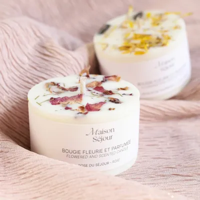 Caskets and boxes - Duo box - The floral - Votive candles (2x80G) - MAISON SÉJOUR