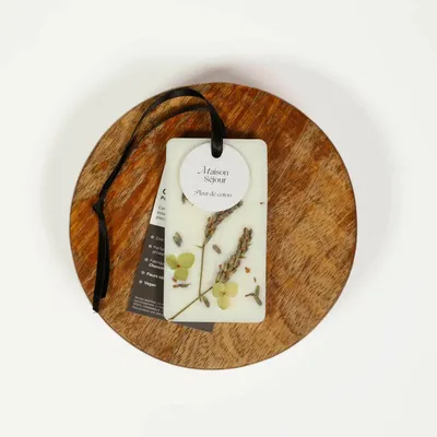 Floral decoration - Scented floral card - Cotton flower - MAISON SÉJOUR