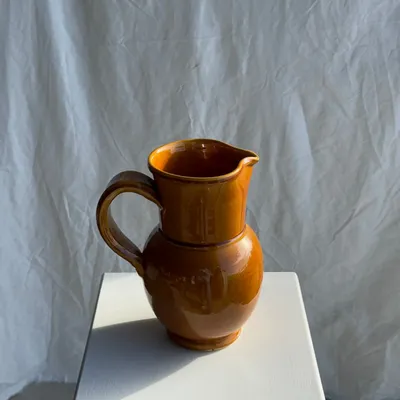 Carafes - Grande carafe Vallauris marron clair H21 - OFFICE OBJETS