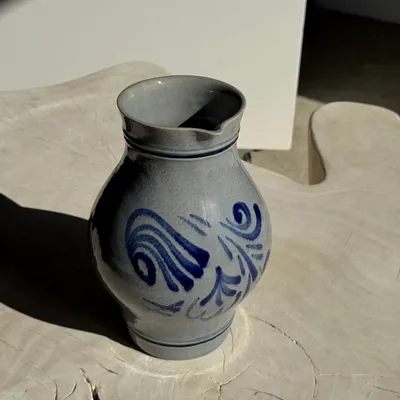 Carafes - Grand broc bleu West Germany - OFFICE OBJETS