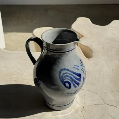 Carafes - Grand broc bleu West Germany - OFFICE OBJETS