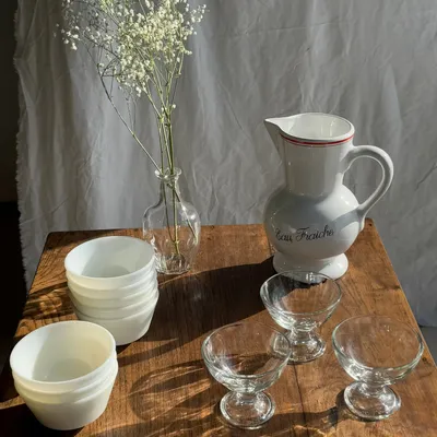 Accessoires à poser - 3 coupes vintage en verre italien - OFFICE OBJETS