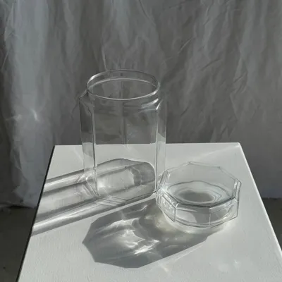 Installation accessories - Vintage jar with octagonal cap in Octime Luminarc glass - OFFICE OBJETS