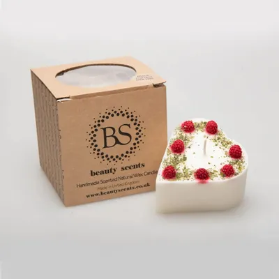 Bougies - Petites bougies parfumées à la framboise, boîte de 6, framboise - BEAUTY SCENTS CANDLES