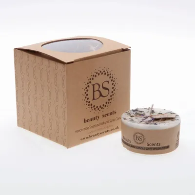 Bougies - Petite bougie parfumée au soja aux fleurs sauvages, boîte de 6, pomme - BEAUTY SCENTS CANDLES