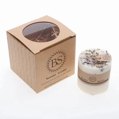 Bougies - Bougie parfumée au soja moyenne aux fleurs sauvages, boîte de 6, mangue - BEAUTY SCENTS CANDLES