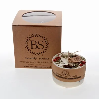 Candles - Small Handmade Scented Candles With Star Anise & Red Berries box of 6, Anise - BEAUTY SCENTS CANDLES