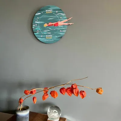 Decorative objects - Mado Crolé tide clock - LES RITOURNAILES