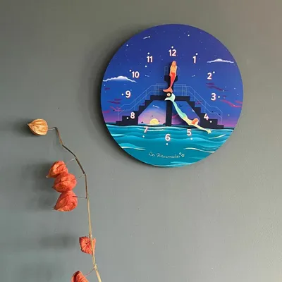 Decorative objects - Clock time the irenes - LES RITOURNAILES