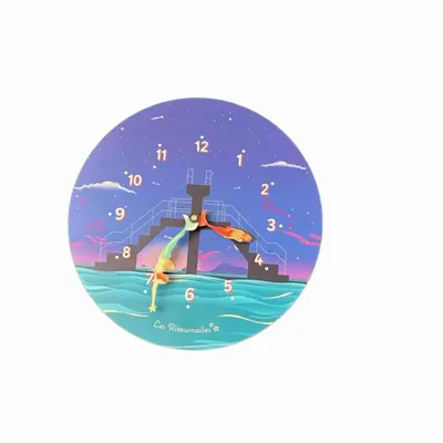 Objets de décoration - horloge temps les irènes - LES RITOURNAILES