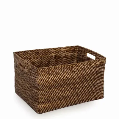 Paniers à linge - Le panier à revues Colonial - Marron naturel - XL - BAZAR BIZAR LIVING