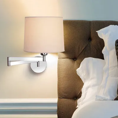 Appliques - ATLANTA applique murale avec structure en noir ou nickel - LUXCAMBRA