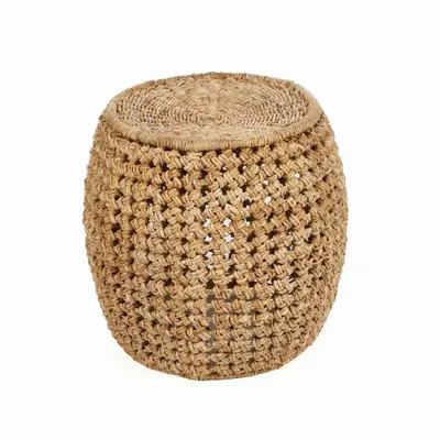 Stools - The Zarkah Stool - Natural - BAZAR BIZAR LIVING