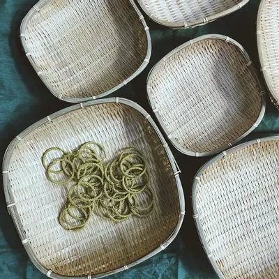 Laundry baskets - Set de corbeilles en bambou - T5 - BAAN